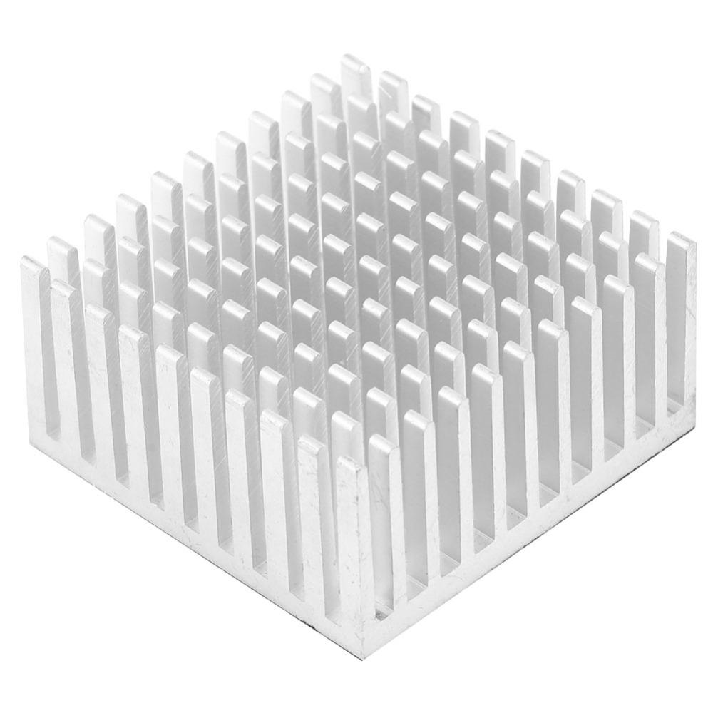 5PCS 40 X 20 X 40mm Heat Sink with Adhesive Backing Aluminum Heatsink Fin PCB Board Application