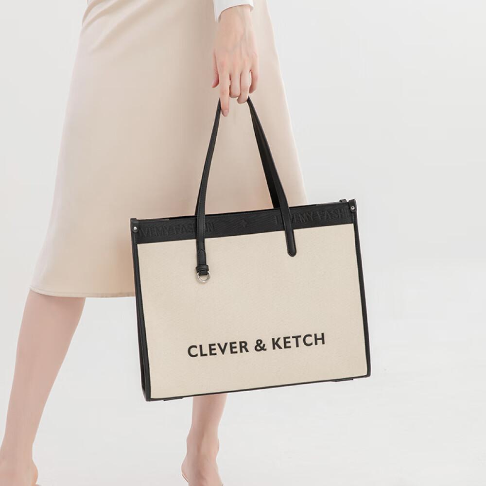 Женская сумка через плечо, повседневная студенческая сумка для пригородных поездок, большая вместительная сумка, большая бежево-белая сумка, длина 39,5 см, ширина 15 см, высота 31 см