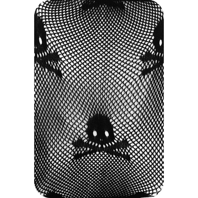 Sexy Tights Women Skull Mystery Thigh High Waist Stockings Gothic JK Lolita Mesh Nets Fishnet Pantyhose Ladies Gifts