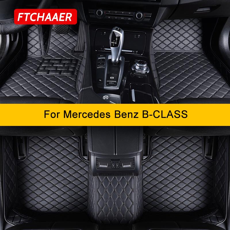 Автомобильные коврики для пола для Mercedes Benz B-CLASS W245 W246 W247 2005- B160-B250 Автомобильные ковры Аксессуары для ног Coche