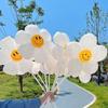 Egg Flower Sunflower Balloon Large Medium Small Daisy Flower Smiley Face Decoration Aluminum Film Balloon