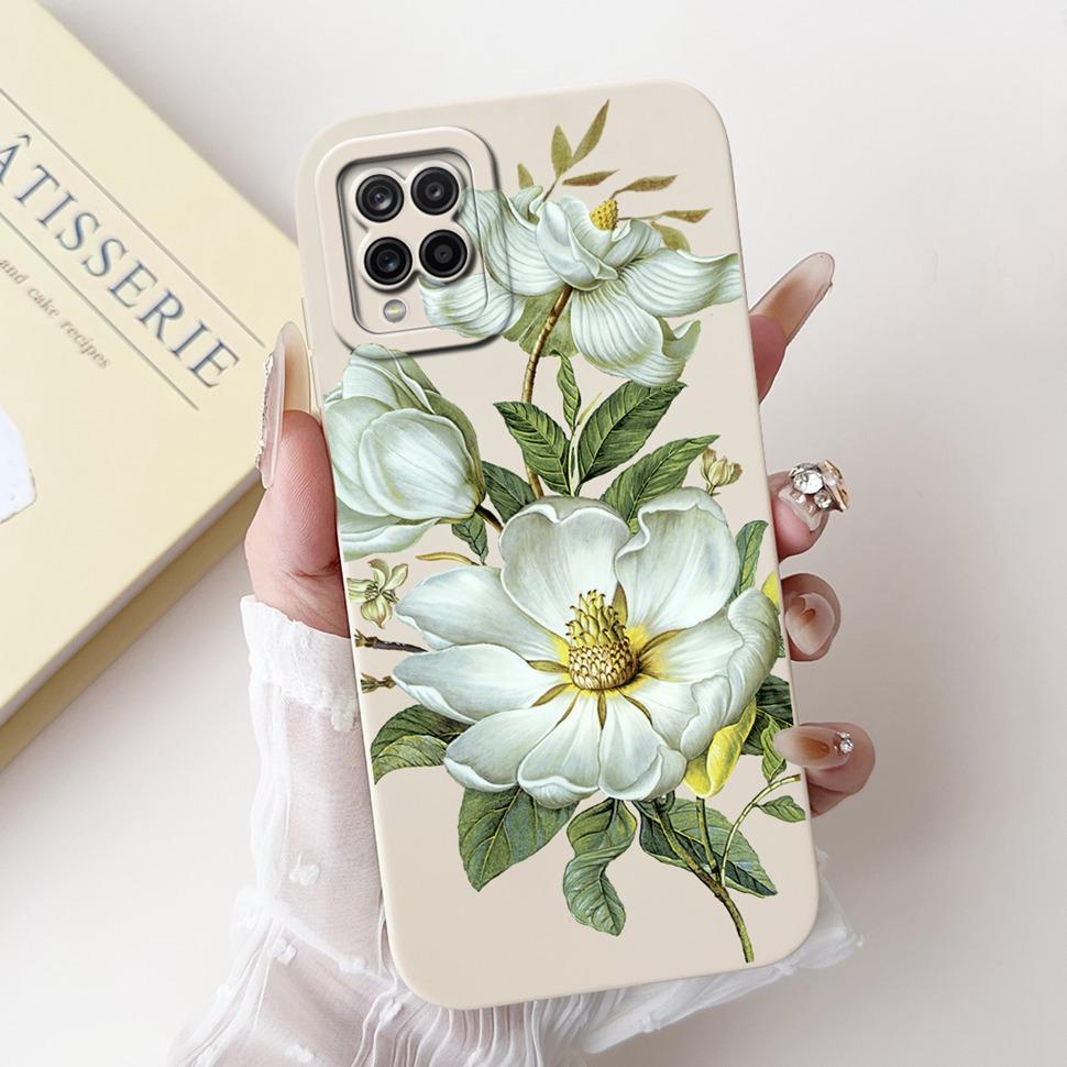 For Samsung Galaxy A12 Case Colorful Flower Panda Cartoon Cover Soft Slim Phone Cases For Samsung  A12 GalaxyA12 Back Cover