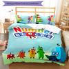 3pcs Numberblocks2 pattern bedding set duvet cover set includes duvet cover &pillowcases, perfect all season bedroom decoration & gift