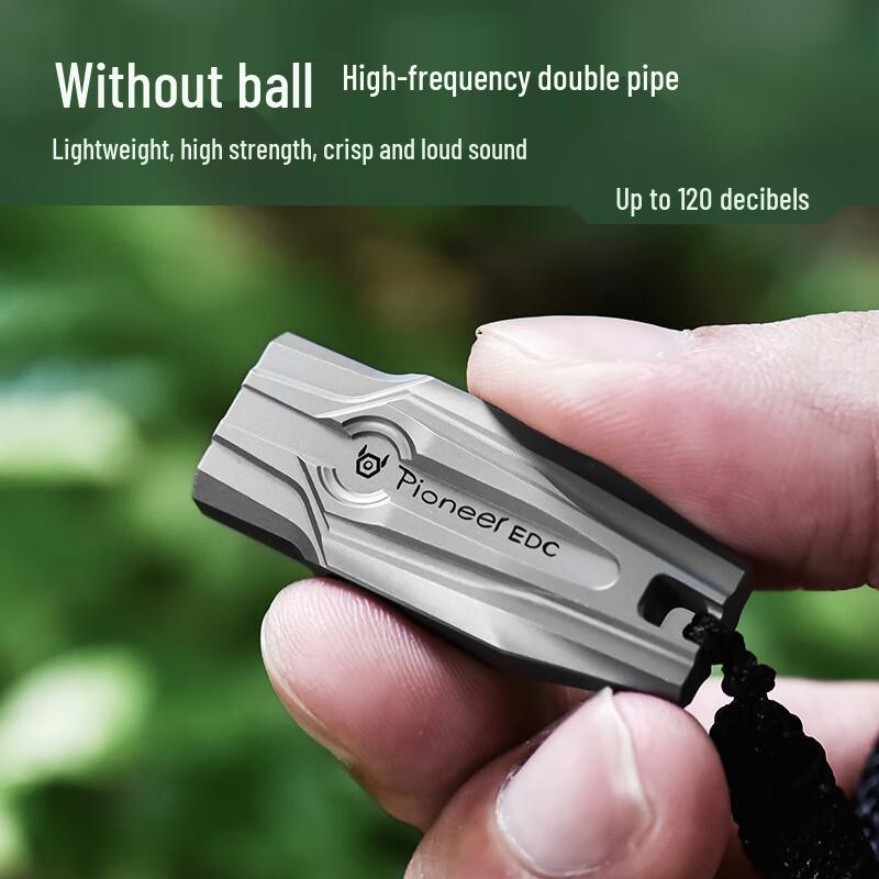NuFeng Outdoor Titanium Alloy Survival Whistle