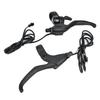 1 Pair Electric Bike Aluminum Alloy Outage Brakes Lever Grip Handle Bar Accessory Black