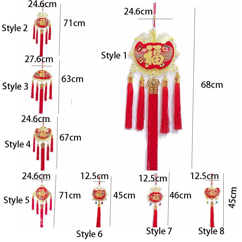 Traditional Hanging Decoration Reusable Spring Festival Pendant New Year Ornaments Gifts