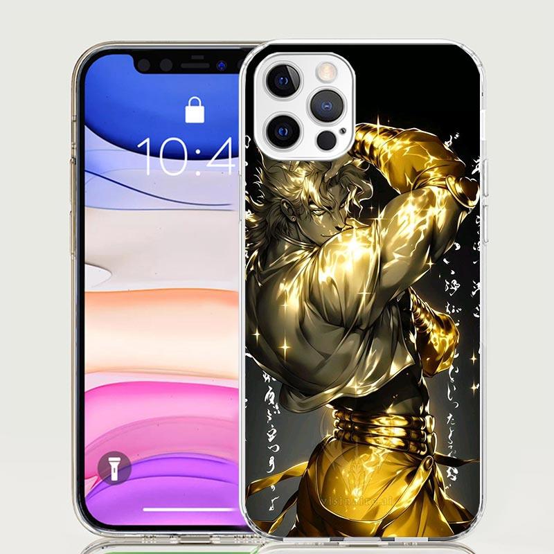 Чехол для телефона JoJo Adventure Dio Diego Brando Для iPhone 17 Air 16 15 Plus 11 14 Pro Max 13 Mini 12 7 8 + SE Узор Арт Индивидуальный