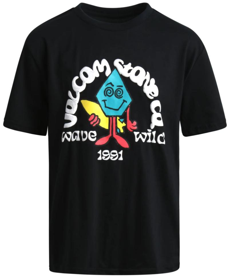 Volcom Мужская Женская Хлопковая Футболка Роскошный Бренд Мода Большой Размер Топ Повседневная С Коротким Рукавом Уличная Одежда Классический Принт Свободная Футболка 2025