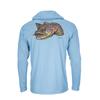 Mens Quick-Dry UV Protection Long Sleeve Hooded Fishing Shirt Summer Outdoor Angling Cycling Sports