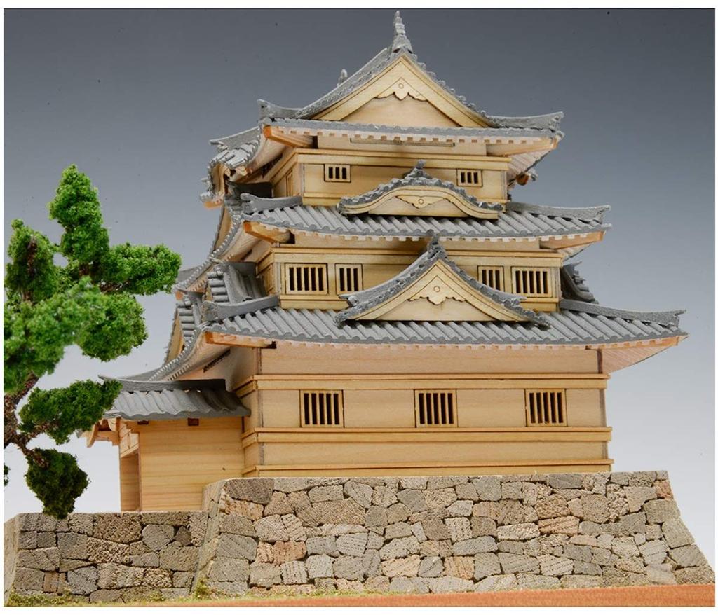 Woody Joe 1/150 Uwajima Castle Wooden Model Assembly Kit