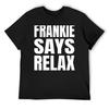 Футболка Frankie Says Relax хиппи одежда оверсайз винтажные футболки футболки для мужчин с принтом
