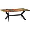 VidaXL Dining Table 200x100x75 Cm Solid Reclaimed Wood