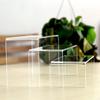 3 Pcs Acrylic Display Stand Acrylic U-shaped Display Stand Durable and Lightweight Bracket Jewelry Display Stand Different Sizes