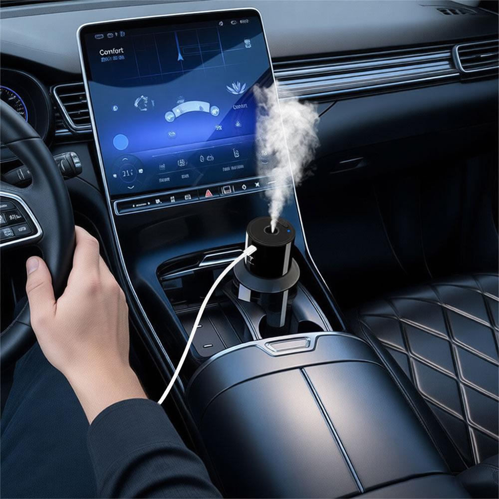 ELSUM1 Smart Air Humidifier Plug in smart Aroma Diffuser Aromatherapy Mist Maker For Tesla Roadster Model Y 3 S Car Valve Accessories
