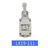 Aluminum Shell Automatic Reset Micro Limit Switch LX19-001 with One Normally Open and One Normally Closed Contact.