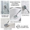 2pcs Sponge Head Bathroom Scrubber Long Handle Long Handle Scrubber  Bathtub Scrubbing