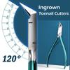 Nail Clippers Toenail Cutters Pedicure Manicure Tools 120°Cutting Angle Ingrown Paronychia Professional Correction Tool