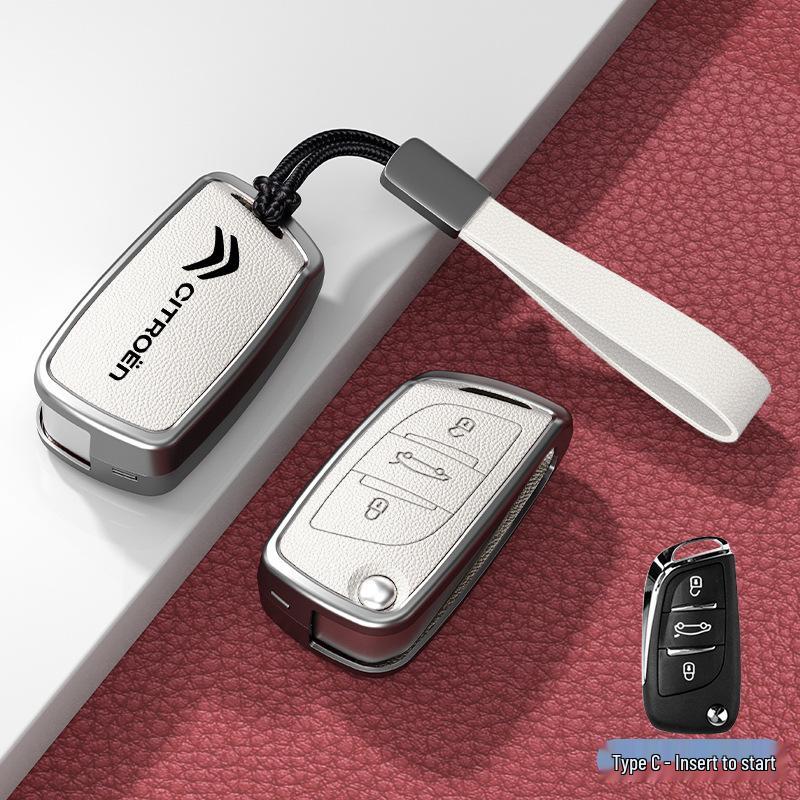 Чехол и пряжка для автомобильного ключа для моделей Citroen C3XR, C4L, Tianyi, C5, C4 Sega, Elysee, C6