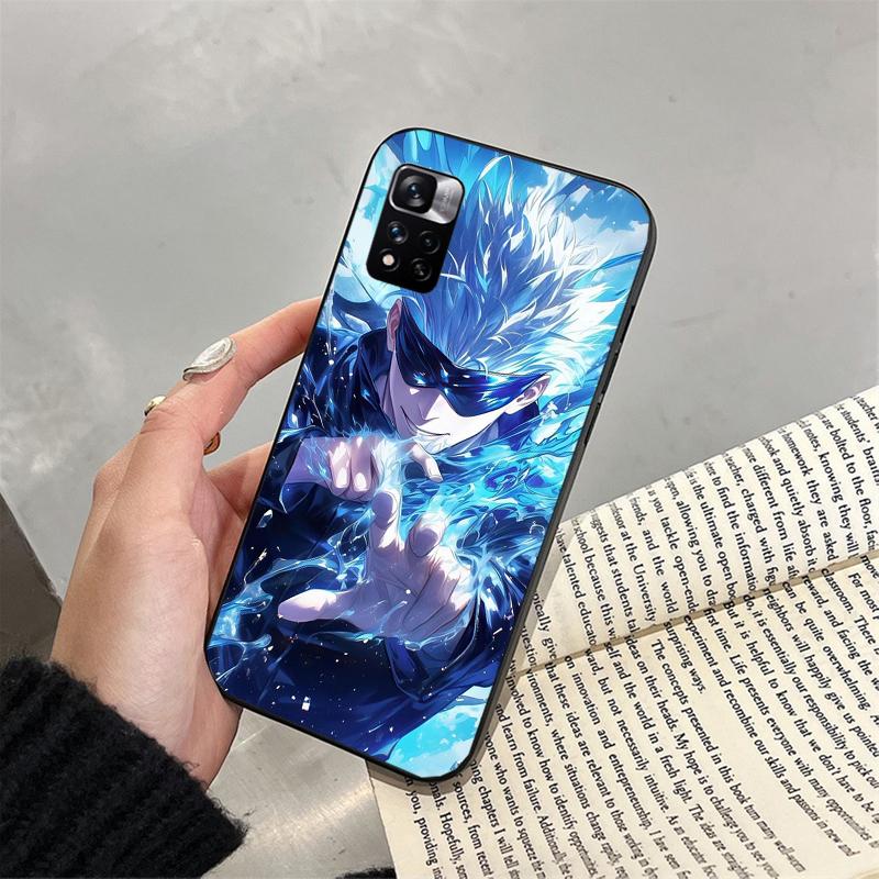 Чехол для телефона Jujutsu kaisen Сатору Годжо для Xiaomi Redmi note 14 Pro Plus 14 13 12 11 10 Pro 14S 12S 11S Redmi 14C 13C