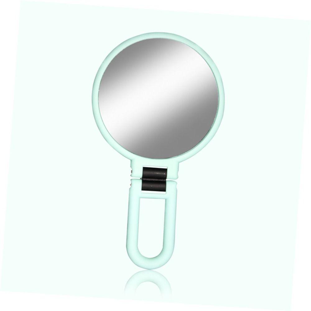 Двустороннее косметическое зеркало Складное ручное зеркало Портативное ручное зеркало с увеличением Для использования в салоне