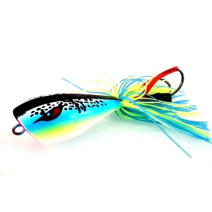Printed Echo FI163 9cm 9.5g ABS Plastic Top Water Snakehead Frog Soft Lures Artificial Baits Float River Lake Stream