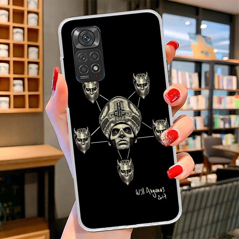 Чехол для телефона Ghost Papa Emeritus для Xiaomi Redmi Note 15 14 13 12 11 10 Pro Plus 14S 12S 11S 11T 11E 10S Мягкий чехол-бампер