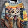 Animal Cat Clothes Child Girl Hoodies for Kids Clothes Boys Clothing Cartoon Children's Fashion Girl Sweat Shirt Outdoor Boy's