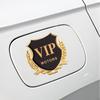 1 шт. Автомобильные наклейки креативная индивидуальность VIP логотип автомобиля VIP текстовая отметка боковая отметка декоративная наклейка модифицированная металлическая наклейка на заднюю часть