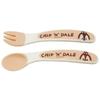 Children's Spoon and Fork Set, Disney Chip & Dale Petit Friends, 12cm (SFB2-A)