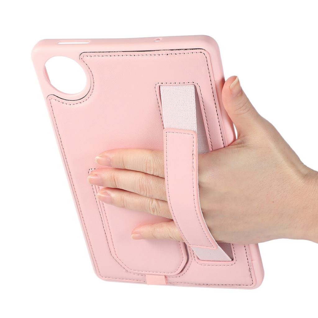 Чехол для Xiaomi Redmi Pad SE 4G 8,7 дюйма с подставкой, чехол-обложка из ПУ + ТПУ для планшета с ремешком на запястье / слотом для стилуса