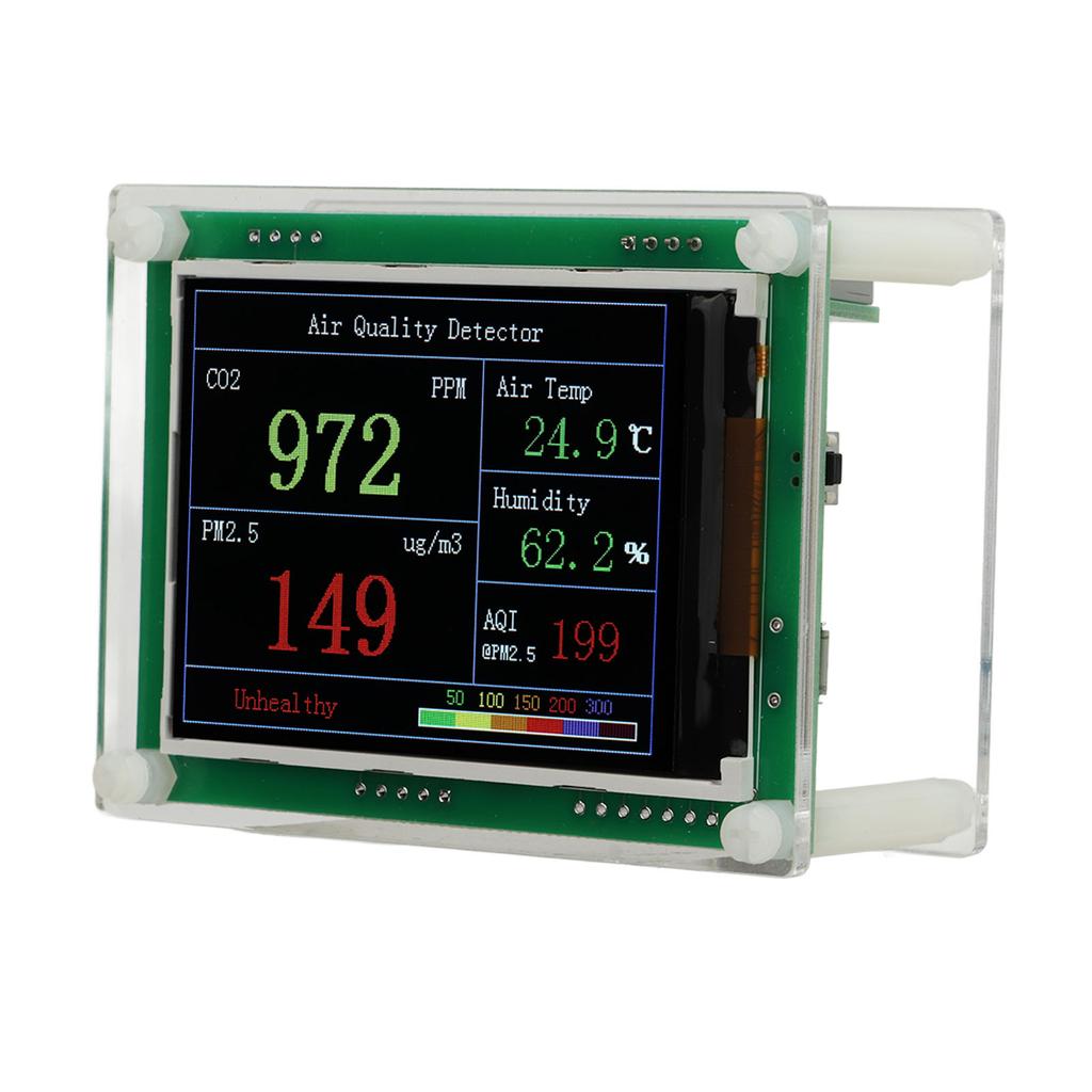 Air Quality Monitor Home Carbon Dioxide Detector High Accuracy Sensor Air Quality Detector for