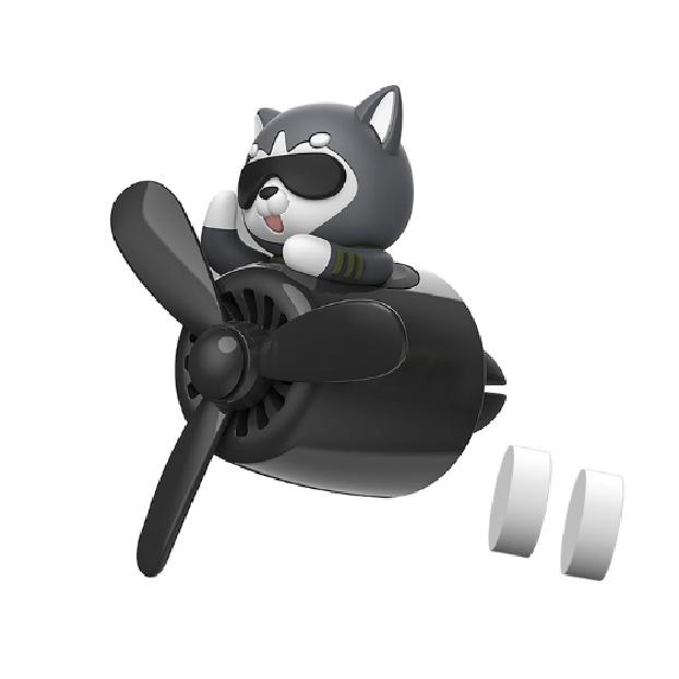 Автомобильный освежитель воздуха, автомобильный диффузор духов, зажим, медведь-пилот, вращающийся пропеллер, аромат, магнитный дизайн, автомобильный авто