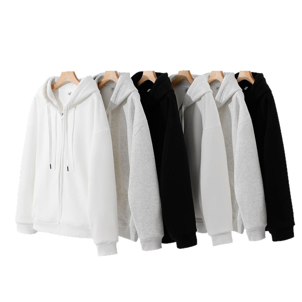 Мужская толстовка кэжуал с длинным рукавом и капюшоном, флисовая, на кулиске, на молнии, с карманами, тяжелая, демисезонная, зимняя, толстовки, верхняя одежда для мужчин