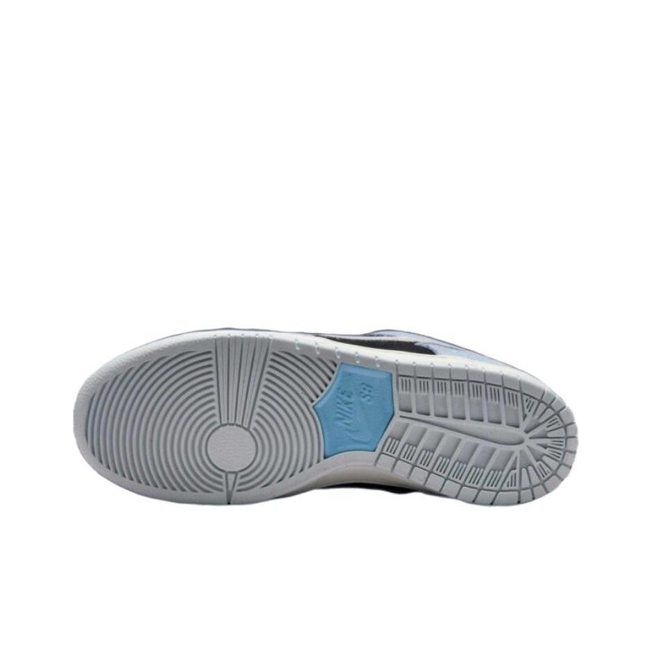 Nike Кроссовки унисекс Dunk Low SB Aluminum Blue Black Football-Grey HF3063-400