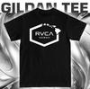 RVCA Гавайи Черная футболка Унисекс футболка