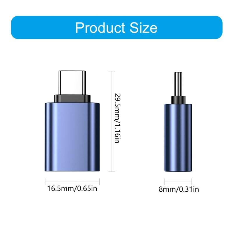 Переходники Type C (папа) на USB3.0 (мама) Бесшовное решение для передачи файлов Портативный OTG для различных электронных устройств