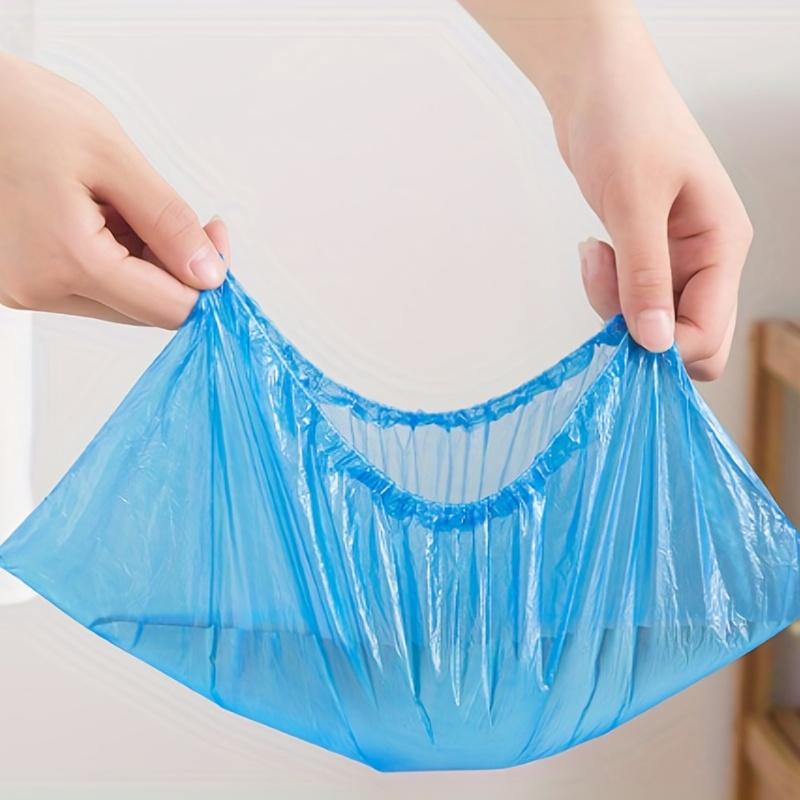 Одноразовые бахилы, водонепроницаемые бахилы, толстые длинные сапоги для фермерства на дождливый день, пластиковые сапоги для активного отдыха оптом