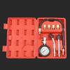 Car Motorcycle Pressure Gauge Tester Kit Petrol Gas Engine Compression Leakage Diagnostic Compresson Meter Tool Case 8Pcs