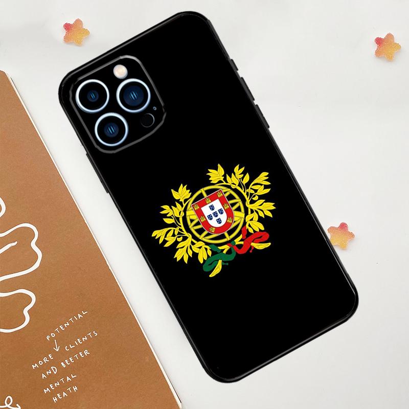 Чехол для телефона с флагом Португалии для iPhone 17 Pro Max 14 11 15 16 Pro Max 13 12 mini 16 Plus 16e 17 Air Funda