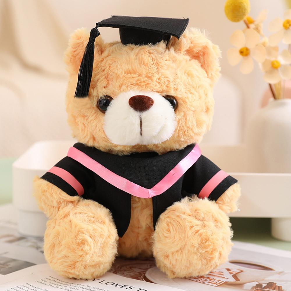 23cm Teddy Bear Doll Small Plush Dr. Bear Cute Plush Toy  Students