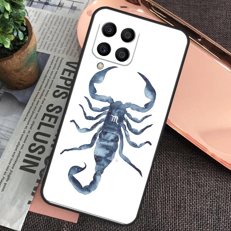 Animal Scorpio Case For Samsung Galaxy M15 M55 M13 M23 M33 M53 M31 M51 M14 M34 M54 M20 M30s M12 M32 M52