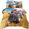 3D Printing Tractor Bedding Set Boys Tractors Duvet Cover Set with Pillowcase Home Textile Twin Full Queen King Children's Gift