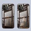 Стеклянный чехол для телефона для iPhone 17 Pro Max 8 15 Plus 11 Air 14 16 12 XR 13 Леопардовый принт Леопард
