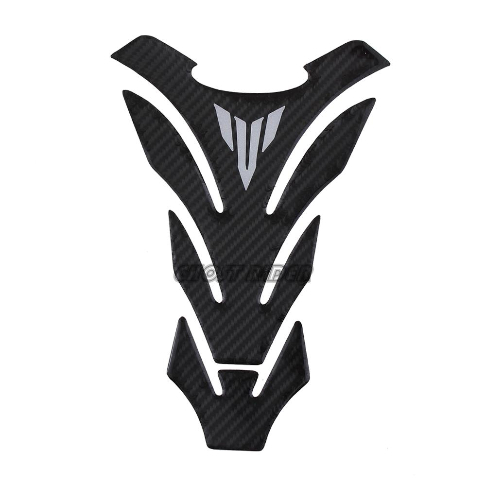 3D углеродное волокно мотоциклетной накладки на топливный бак, защитная наклейка, наклейки для Yamaha MT01 MT03 MT07 MT09 MT10 MT 01 03 07 09