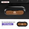Suede Car Sun Visor Glasses Case Organizer Box Sunshade Holder For Citroen C4 C3 C5 C1 C2 C6 C4L DS3 DS4 Berlingo Picasso Jumper aiv256