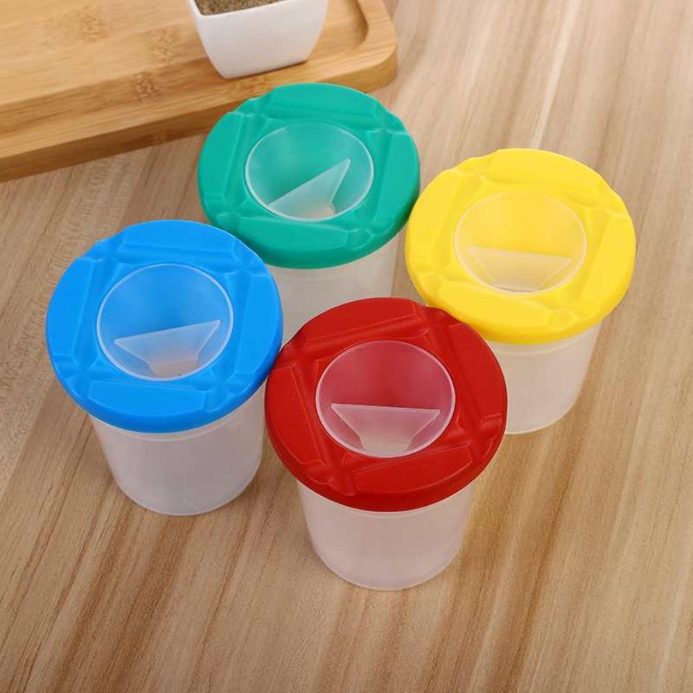Multifunctional Childrens Paint Cups Plastic Anti Paint Cups Painting Pen Washing Cup Home