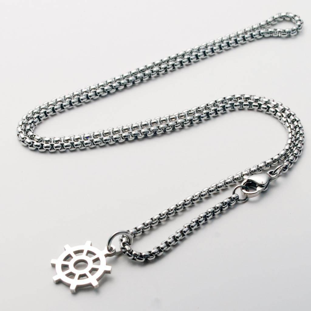 Ожерелье из титановой стали со смайликом, модная крутая цепочка для свитера, женский хип-хоп кулон, мужские парные аксессуары, персонализированный кулон