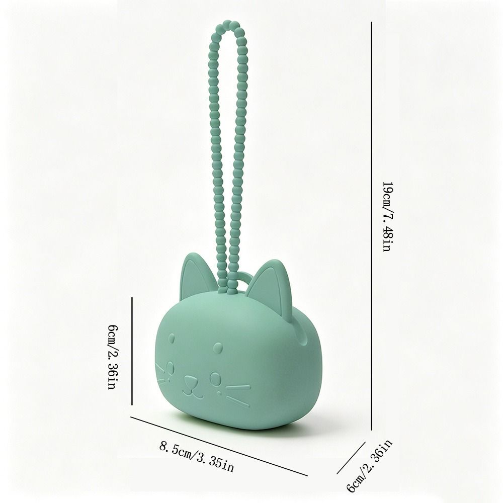Soft Grip Strap Pacifier Case with lanyard Pacifier Pouch Cute Silicone Pouch Stroller Travel