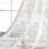 1 шт. NAPEARL, европейский стиль, вышитый цветочный дизайн, тюль, прозрачная занавеска, вуаль для кухни, балкона, гостиной, домашний декор
