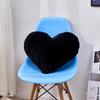 Heart-Shaped Faux Rabbit Fur Pillowcase - Soft, Reliable, No Core